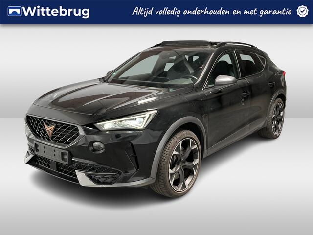 Cupra Formentor 1.4 e-Hybrid VZ Performance / AUTOMAAT/ 245 PK/ TREKHAAK/ PANO/ CAMERA/ PARK. SENSOREN/ DCC/ DODE HOEK/ MATRIX/ KEYLESS/ STOEL-STUURVERWARM./ FULL LINK/ ADAPT. CRUISE/ NAVI/ CLIMA/ DAB/ 19" LMV