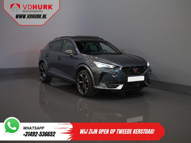 Cupra Formentor 1.4 e-Hybrid 245 pk VZ Performance Edition Pano/ Elek.Trekhaak/ Elek.Klep/ Mem.Stoel/ Matrix/ Adapt. Cruise/ Carplay/ Camera/ Stoelverw./ Stuurverw./ 19" LMV