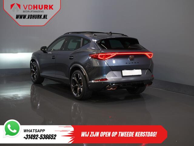 Cupra Formentor 1.4 e-Hybrid 245 pk VZ Performance Edition Pano/ Elek.Trekhaak/ Elek.Klep/ Mem.Stoel/ Matrix/ Adapt. Cruise/ Carplay/ Camera/ Stoelverw./ Stuurverw./ 19" LMV