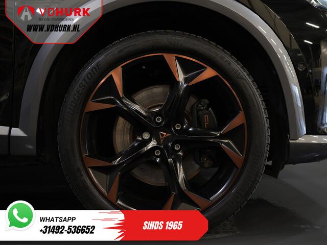 Cupra Formentor 1.4 e-Hybrid 245 pk VZ Copper Edition Pano/ Elek.Klep/ Elek.Trekhaak/ Leder/ Alarm III/ Mem.Stoel/ Adapt.Cruise/ Matrix/ Stoelverw./ Stuurverw./ Carplay/ Standkachel