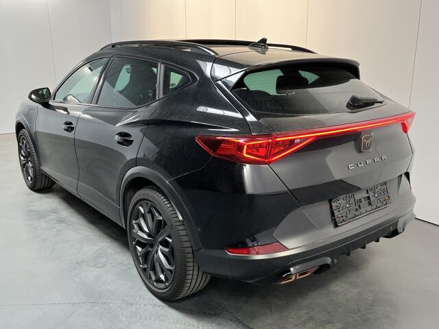 Cupra Formentor 1.4 e-Hybrid VZ Tribe Edition / AUTOMAAT/ PANO/ TREKHAAK/ STUUR+STOELVERWARM./ PARK.SENSOR.V+A/ 360 CAMERA/ MEMORY SEAT/ DODEHOEK/ ACC/ KEYLESS/ FULL LINK/ ELEK.ACHTERKLEP/ BEATS AUDIO/ NAVI/ DAB/ 19'' LMV