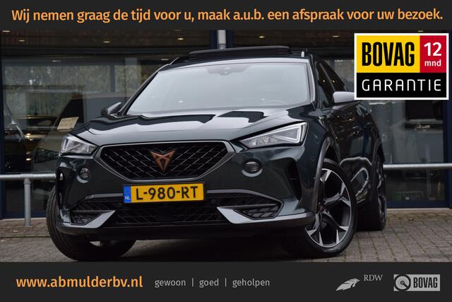 Cupra Formentor 1.4 e-Hybrid 180kW Performance DSG Automaat PHEV | GEEN IMPORT | BOVAG Garantie | Trekhaak (1500kg) | Plug in Hybride | Panoramadak | Camera | Stoelverwarming | Full LED | Virtual Cockpit | 19'' Velgen | AppleCarplay/AndroidAuto |