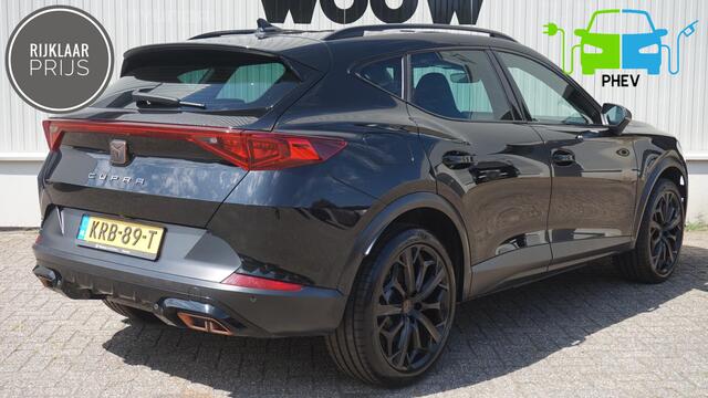 Cupra Formentor 1.4 e-Hybrid VZ 245PK Performance SOH 90.93% | 19" | Elektr Achterklep | Elektr bed stoel met Memory | Digital Cockpit | Alcantara