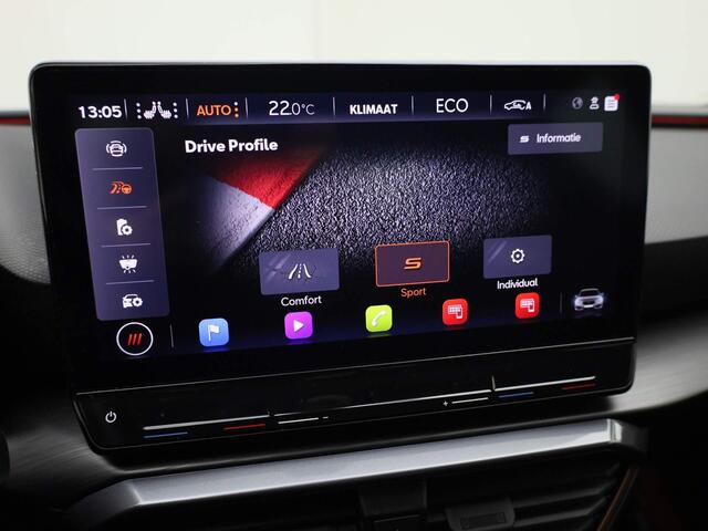 Cupra Leon 1.4e-Hybrid 150kW/204PK DSG · Navigatie · Stoel-& stuurverwarming · Parkeersensoren + Camera