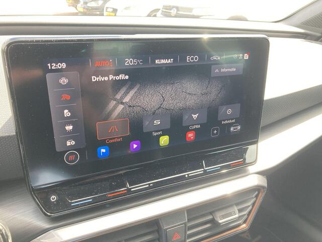 Cupra Leon 1.4e-Hybrid 180kW/245PK VZ DSG · Navigatie · Leder/stof · Parkeersensoren