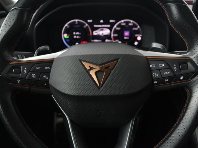 Cupra Leon 1.4 e-Hybrid | Stoel & stuurverwarming | Adaptive cruise | Navigatie | Sfeerverlichting | Keyless | Parkeerhulp | Sportstoelen | Full LED | PHEV | Plug In