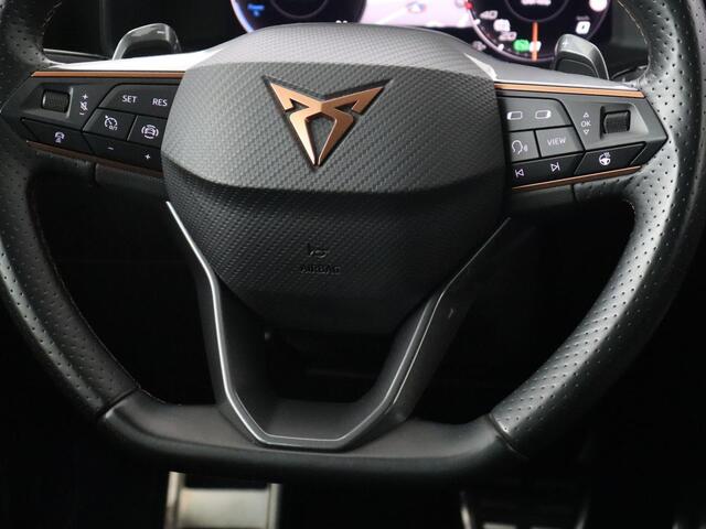 Cupra Leon 1.4 eHybrid VZ | 245pk | Trekhaak | Stoelverwarming | Adaptive cruise | Carplay | Navigatie | Stuurverwarming | Keyless | Full LED | Sportstoelen | PHEV | Plug In