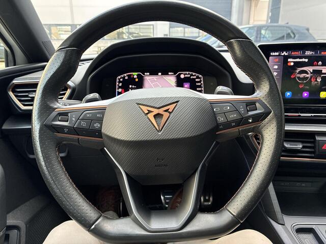 Cupra Leon 1.4 TSI 245pk DSG e-Hybrid VZ Performance · Panoramadak · Camera · Keyless · Stuur- & Stoelverwarming · ACC · Verkeersbord Detectie ·