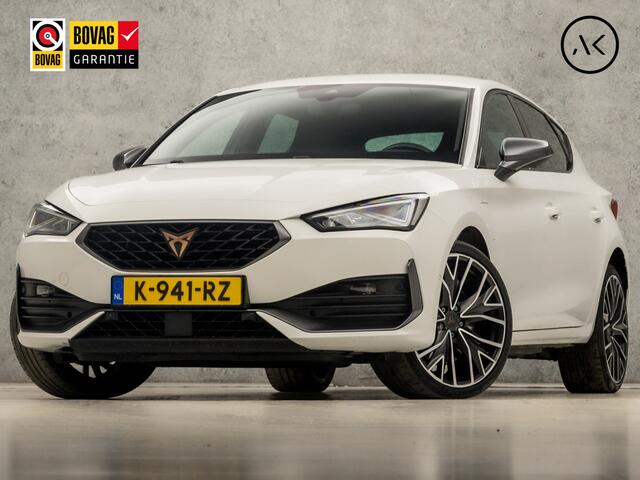 Cupra Leon 1.4 e-Hybrid VZ Sport 245Pk Automaat (APPLE CARPLAY, GROOT NAVI, CAMERA, KUIPSTOELEN, STUUR/STOELVERWARMING, KEYLESS, SFEERVERLICHTING, GETINT GLAS, ADAPTIVE CRUISE, NIEUWSTAAT)