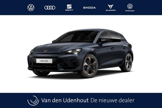 Cupra Leon 1.5 TSI e-Hybrid 204 6DSG Essential | Digitaal instrumentenpaneel (Virtual Cockpit) | Draadloze Apple CarPlay(TM), Android Auto(TM) | Elektronisch Sperdifferentieel (XDS)