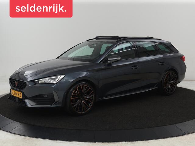 Cupra Leon 1.4 eHybrid VZ | 245pk | Panoramadak | Leder | Stoelverwarming | Adaptive cruise | Camera | Carplay | Navigatie | Sfeerverlichting | Memory | Sportstoelen | Full LED | PHEV | Plug In