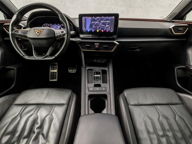 Cupra Leon 2.0 TSI VZ Sport 301Pk Automaat (SCHUIFDAK, BLACK PACK, APPLE CARPLAY, STUUR/STOELVERWARMING, KUIPSTOELEN, MEMORY SEATS, CAMERA, BEATS AUDIO, ADAPTIVE CRUISE, KEYLESS, SFEERVERLICHTING, NIEUWSTAAT)