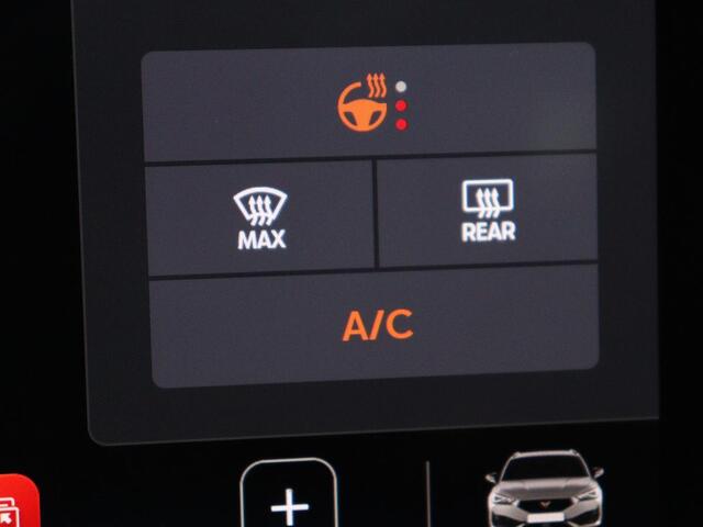 Cupra Leon 1.4 eHybrid VZ | 245pk | Stoelverwarming | Carplay | Sfeerverlichting | Adaptive cruise | Navigatie | Full LED | Half leder | Stuurverwarming | Camera | Full LED | Keyless | PHEV | Plug In