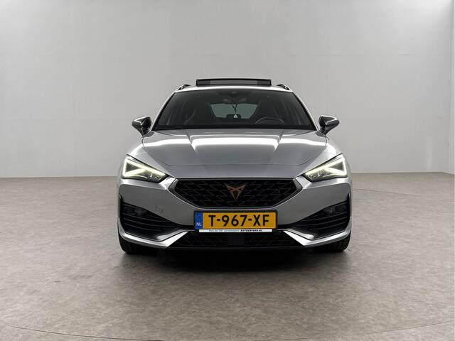 Cupra Leon Sportstourer 1.4 e-Hybrid VZ Performance 245PK Pano Memory Sfeerverl. LED Camera Carplay Virtual Clima Cruise 19"LMV Navi PDC