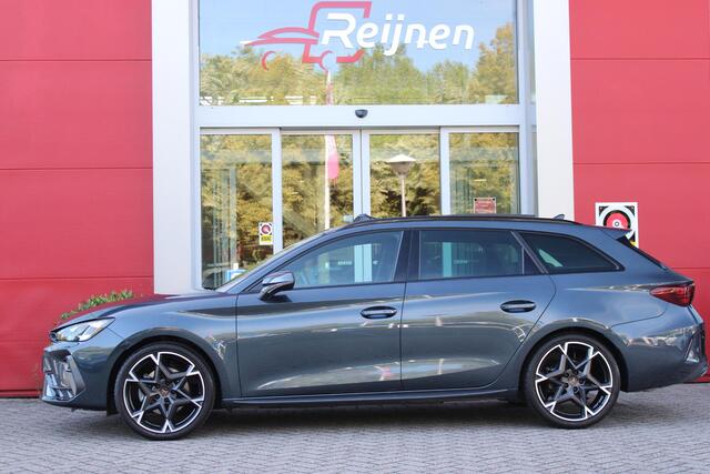 Cupra Leon Sportstourer 1.5 eTSI 150PK BUSINESS EDITION | NIEUW MODEL! | PANORAMISCH SCHUIF/KANTELDAK | SENNHEISER AUDIO SYSTEM | ELEKTRISCH VERSTELBARE BESTUURDERSSTOEL MET GEHEUGENFUNCTIE | LED MATRIX KOPLAMPEN | DRAADLOZE APPLE CARPLAY/ANDROID AUTO | NAVIGATIE | ACHTERUITRIJ 