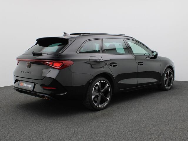 Cupra Leon Sportstourer 1.4 e-Hybrid Black Edition 245PK DSG Pano-Schuifdak, Adaptieve Cruise Controle, Virtual Pedal, Side Assist, Keyless, Stoel-Stuurverwarming, Memorystoel, 18" LM Velgen
