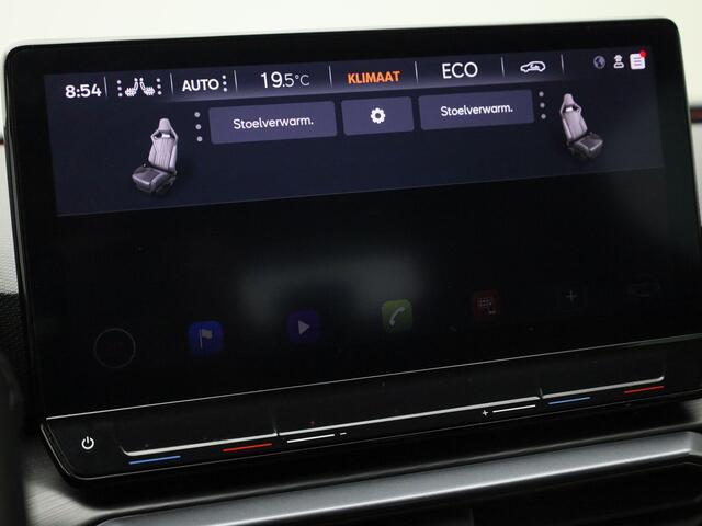 Cupra Leon Sportstourer 1.4e-Hybrid 180kW/245PK VZ DSG · Camera + Parkeersensoren · Leder/stof · Trekhaak · Garantie tot april 2027 of 90000km.