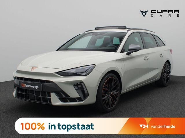 Cupra Leon Sportstourer 1.5 TSI e-Hybrid VZ Performance 272 PK DSG Trekhaak, matrix led, schuif-kanteldak, achteruitrijcamera, stuur-stoelverwarming, adaptive cruise met travel assist, elek. verstelbare voorstoel, side assist, keyless, 19" lichtmetaal