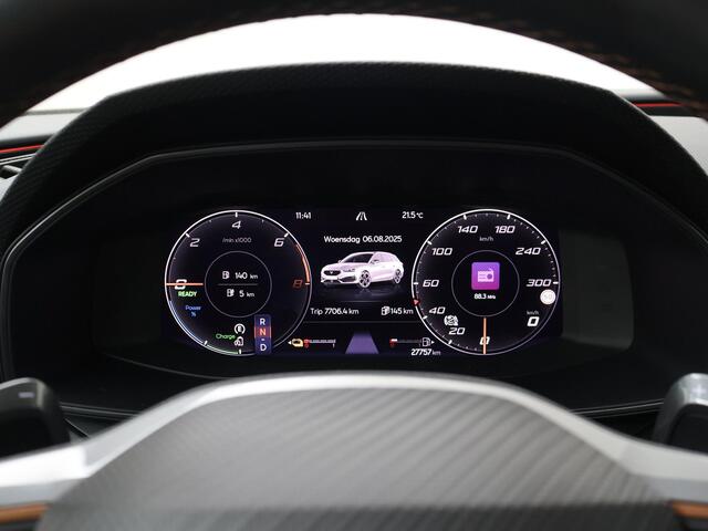 Cupra Leon Sportstourer 1.4 e-Hybrid 245 PK | SoH 91% | Virtual Cockpit | Navigatie | Achteruitrijcamera | Adaptive cruise Controle | Stoelverwarming | Stuurwielverwarming |