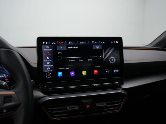 Cupra Leon Sportstourer 1.4 e-Hybrid 245 pk DSG VZ Performance | Sabelt kuipstoelen | Matrix LED | Adaptief onderstel | Stuur-/stoelverwarming | Achteruitrijcamera