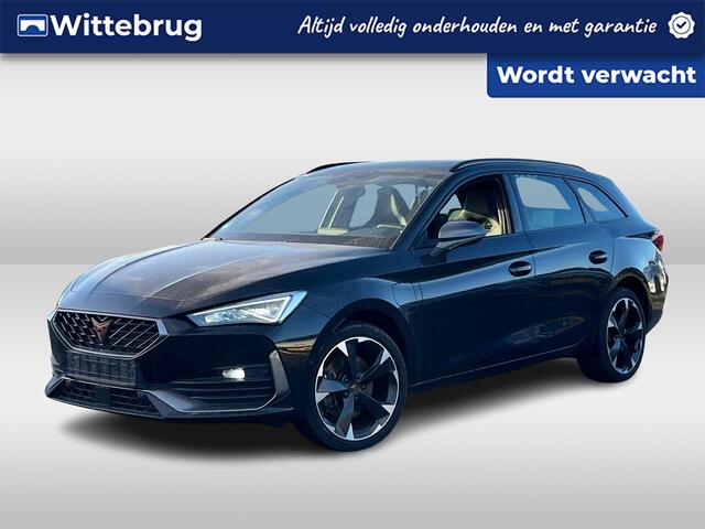 Cupra Leon Sportstourer 1.4 e-Hybrid 204PK Performance / Panoramadak / Kuipstoelen / Stuur + Stoelverwarming / Verwarmbare Voorruit / 18" LMV / Camera / Keyless