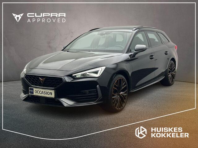 Cupra Leon Sportstourer 245 1.4 TSI e-Hybrid 245pk DSG Automaat Panoramadak, Achteruitrijcamera, Adaptive cruise control, Elektrische achterklep, Navigatie, Stoelverwarming