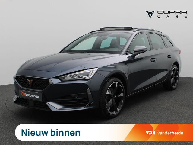 Cupra Leon Sportstourer 1.4 e-Hybrid Business 204PK DSG SOH 100%, Pano-Schuifdak, Memorystoel, Parkeersensoren achter, Leder, Navi, Clima, Side Assist, Keyless, 18" LM Velgen, Stoel-Stuurverwarming