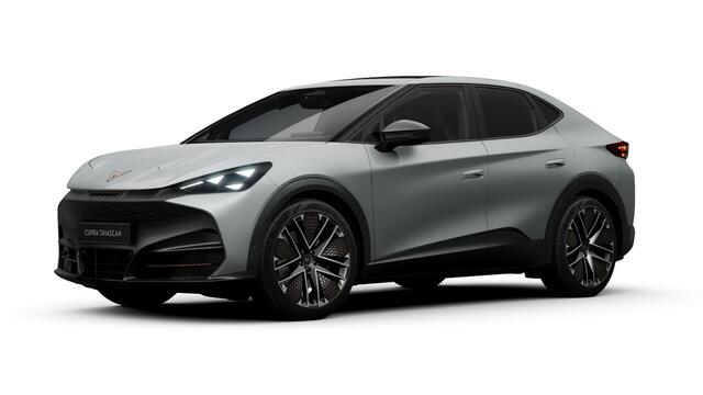 Cupra Tavascan 77kWh Elektromotor 340 1AT VZ Extreme | CUP-kuipstoelen vóór, Nappa leder Enceladus Grey | Digitaal instrumentenpaneel (Virtual Cockpit) | Draadloze Apple CarPlay(TM), Android Auto(TM)