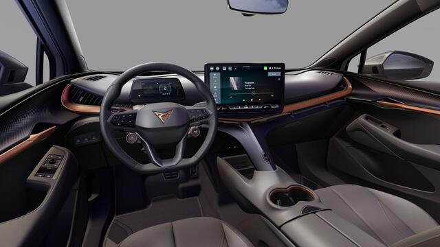 Cupra Tavascan 77kWh Elektromotor 286 1AT Essential | Achteruitrijcamera | Digitaal instrumentenpaneel (Virtual Cockpit) | Kinderzitbevestiging vóór en 2e zitrij (ISOFIX)