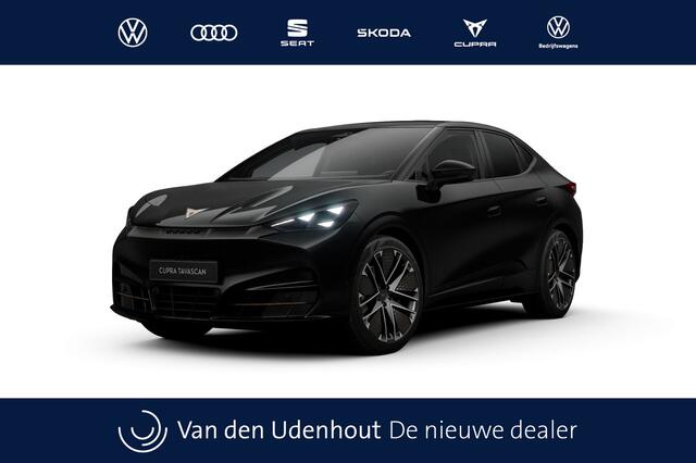 Cupra Tavascan 77kWh Elektromotor 340 1AT VZ Extreme | CUP-kuipstoelen vóór, Nappa leder Enceladus Grey | Digitaal instrumentenpaneel (Virtual Cockpit) | Draadloze Apple CarPlay(TM), Android Auto(TM)
