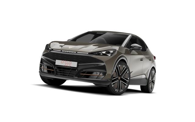 Cupra Tavascan 77kWh Elektromotor 340 1AT VZ Extreme | CUP-kuipstoelen vóór, Nappa leder Enceladus Grey | Digitaal instrumentenpaneel (Virtual Cockpit) | Draadloze Apple CarPlay(TM), Android Auto(TM)