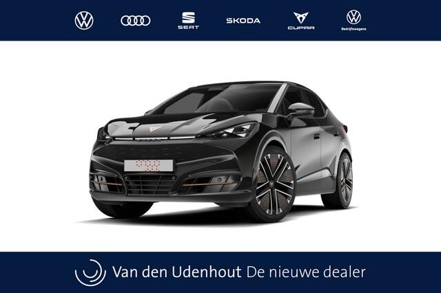 Cupra Tavascan 77kWh Elektromotor 340 1AT VZ Extreme | CUP-kuipstoelen vóór, Nappa leder Enceladus Grey | Digitaal instrumentenpaneel (Virtual Cockpit) | Draadloze Apple CarPlay(TM), Android Auto(TM)