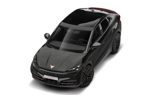 Cupra Tavascan 77kWh Elektromotor 340 1AT VZ Extreme | CUP-kuipstoelen vóór, Nappa leder Enceladus Grey | Digitaal instrumentenpaneel (Virtual Cockpit) | Draadloze Apple CarPlay(TM), Android Auto(TM)