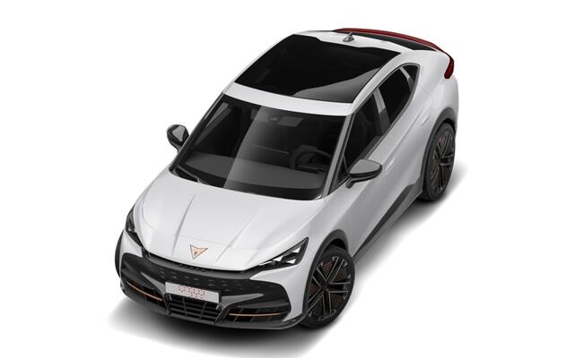 Cupra Tavascan 77kWh Elektromotor 340 1AT VZ Extreme | CUP-kuipstoelen vóór, Nappa leder Enceladus Grey | Digitaal instrumentenpaneel (Virtual Cockpit) | Head-up Display met 'Augmented Reality'