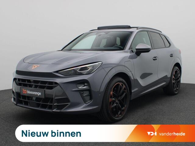 Cupra Terramar 1.5 TSI e-Hybrid VZ Performance 272PK DSG matrix led, trekhaak, head-up display, akebono remmen, Sennheiser audio, schuif-kanteldak, adaptive cruise, stuur-stoelverwarming, keyless, alarm, 20" lichtmetaal