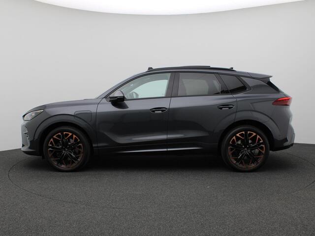 Cupra Terramar 1.5 TSI e-Hybrid VZ Performance 272PK DSG matrix led, Leder, trekhaak, Sennheiser audio, 360gr. camera, head-up display, alarm, schuif-kanteldak, winterpakket, adaptive cruise met travel assist, side assist, virtual pedal, keyless, 20" lichtmetaal