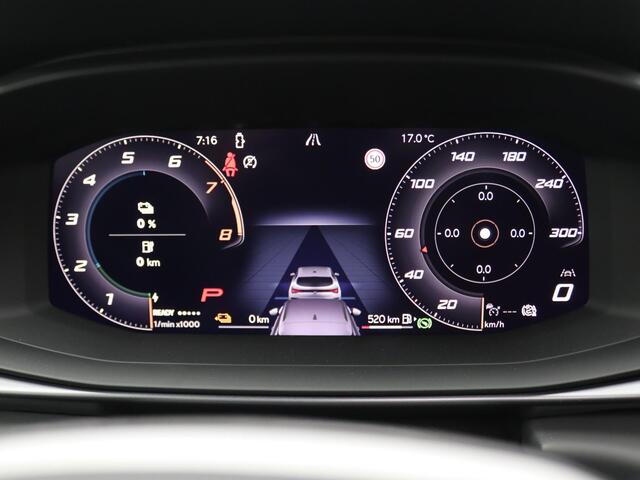 Cupra Terramar 1.5 TSI e-Hybrid VZ Performance 272PK DSG leder, trekhaak, Sennheiser audio, 360gr. camera, head-up display, matrix LED, elektrisch glazen panorama-dak, winterpakket, alarm, adaptive cruise met travel assist, side assist, virtual pedal, keyless, 20" licht