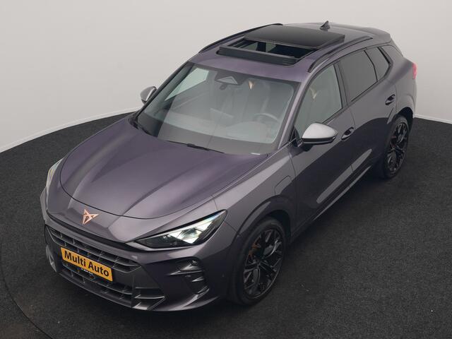 Cupra Terramar 1.5 TSI e-Hybrid VZ Copper Edition PHEV 272pk DARK VOID METALLIC | Panodak | Head Up | Adaptive Cruise | 360 Camera | Lederen Sportstoelen Memory & Verwarmd | Sennheiser Premium Audio | Matrix LED | Sfeerverlichting | Stuur Verwarmd | Keyless | Blis |