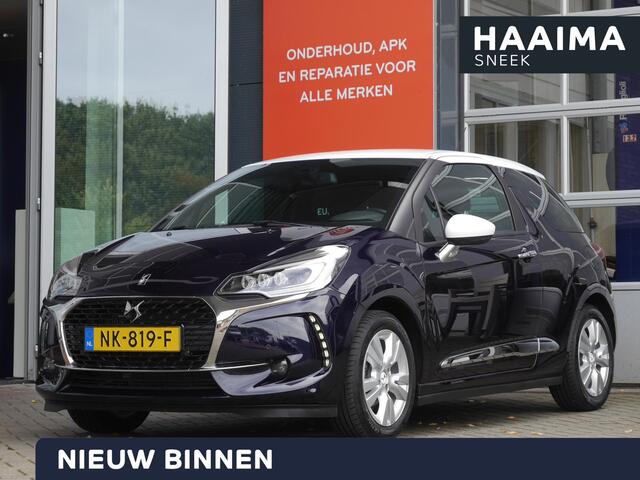 DS DS 3 1.2 PureTech So Chic | Lage kmstand | Navigatie | Achteruitrijcamera | Lichtmetalen velgen | Climate control | Cruise control | Led | Parkeersensoren voor en achter