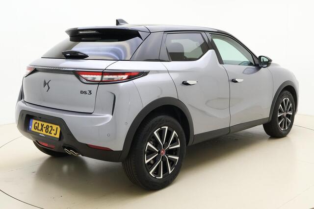 DS DS 3 1.2 PureTech Performance Line | 130 pk AUTOMAAT | Dodehoek Detectie | HUD | Apple Carplay & Android Auto Draadloos | Adaptief Cruise Control | Parkeer Sensoren Rondom |