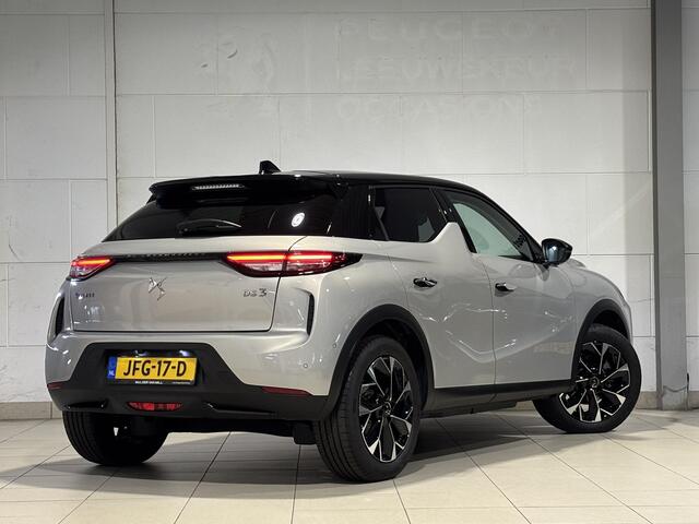 DS DS 3 E-Tense Opéra+ EV 54kWh 156pk | NAPPA LEDER | STOELMASSAGE | 360° CAMERA | HEAD-UP | KEYLESS ENTRY | NAVI | STOELVERW. | DODEHOEKBEW.