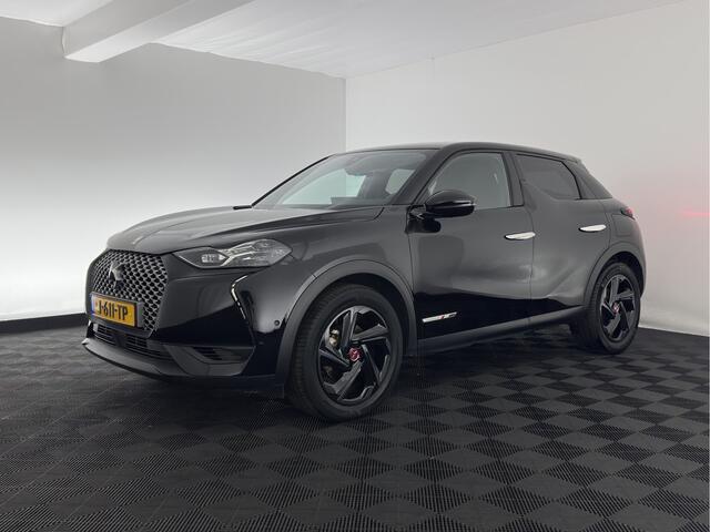 DS DS 3 CROSSBACK E-Tense Performance Line+ 50 kWh [ 3-Fase ] {SOH-90%} (INCL.BTW) *LEATHER-FABRIC | MATRIX-LED | ADAPTIVE-CRUISE | DIGI-COCKPIT | HEATED-SPORTSEATS | CAMERA | KEYLESS | NAVI-FULLMAP | DAB+ | ECC | PDC | 18''ALU*
