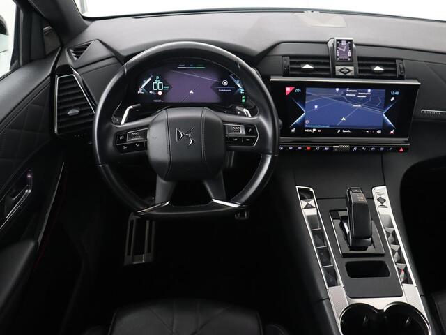 DS DS 7 Crossback E-Tense Rivoli | Panoramadak | Trekhaak | Leder | Stoelverwarming | Nachtzicht | Adaptive cruise | 360 Camera | Carplay | Sfeerverlichting | Navigatie | Keyless | 19'' | Memory