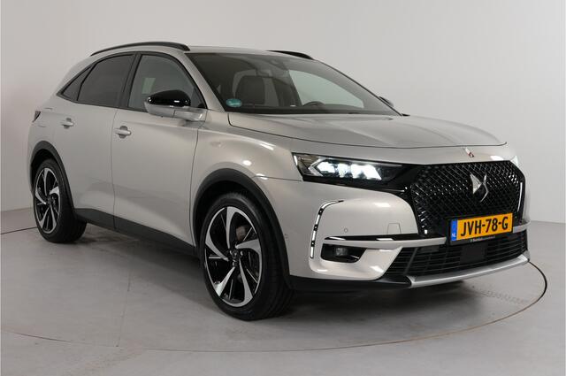 DS DS 7 Crossback E-Tense 1.6 PHEV 300 pk 4x4 ligne Noir | Pano | Leder | El. stl. verst. | Adaptieve Cruise | Nachtzicht | Stl. verw. | Camera 360 | El. klep | Premium Audio |
