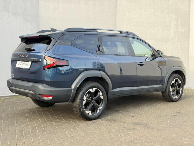 Dacia Bigster 1.8 Hybrid 155 Extreme / Fabrieksgarantie tot 06-2028 < 100.000 km / Panorama schuifdak / Elektrische klep / Camera 360° / Adaptieve CC / Dode hoek detectie / Navigatie / Apple Carplay Android /