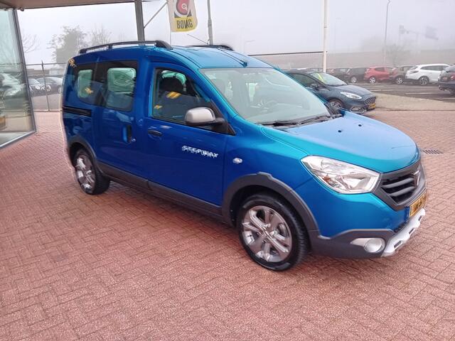 Dacia DOKKER 1.2 TCe S&S Stepway, Airco, Multimedia systeem, Bluetooth telefoonverbinding, Cruise control, Parkeersensoren, Elektrische ramen en spiegels, Lichtmetalen velgen, BOVAG