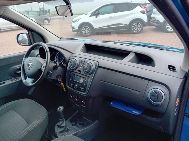 Dacia DOKKER 1.2 TCe S&S Stepway, Airco, Multimedia systeem, Bluetooth telefoonverbinding, Cruise control, Parkeersensoren, Elektrische ramen en spiegels, Lichtmetalen velgen, BOVAG