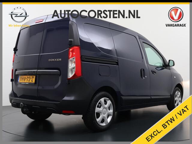 Dacia DOKKER 1.5DCI Airco Navi Trekhaak Euro 6 DAB Bluetooth Essential Betonplex Vloer Lat om Lat betimmering Schuifdeur Origineel Nederlandse Auto