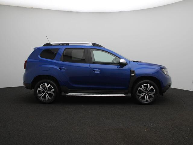 Dacia DUSTER TCe 150 EDC Automaat Prestige | Medianav met Apple Carplay & Android Auto ! Parkeersensoren achter met 360 Camera ! Dakrails in lengterichting in chroom met satijnglans |