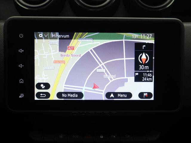 Dacia DUSTER TCe 150 EDC Automaat Prestige | Medianav met Apple Carplay & Android Auto ! Parkeersensoren achter met 360 Camera ! Dakrails in lengterichting in chroom met satijnglans |
